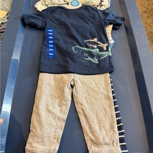 Carter's Navy and Gray Kids Matching Set